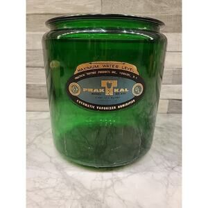 Vintage Prak-T-Kal Automatic Vaporizer/Humidifier Model 650 Dark Green Jar Only